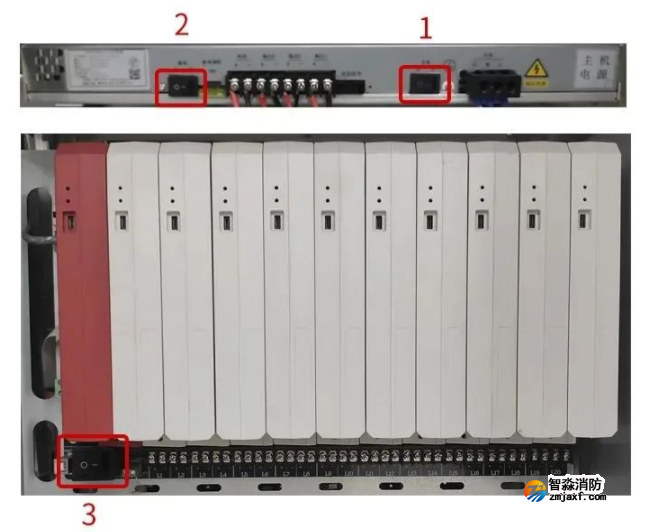 海灣高能H消防主機(jī)開關(guān)機(jī)順序說明